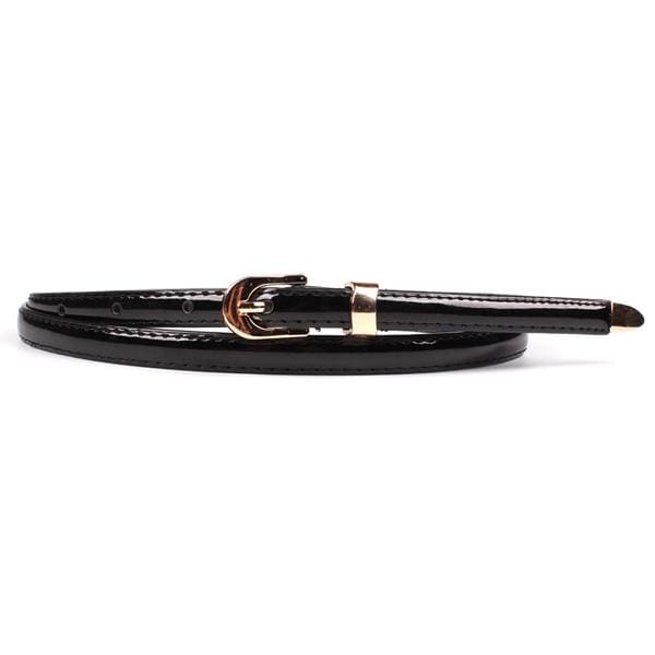 Bliss Fine Leather Waist Belt - Black