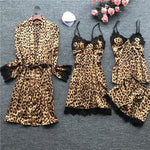 Drowsy Leopard Pajamas Set - Leopard 4 / L