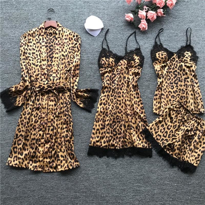 Drowsy Leopard Pajamas Set