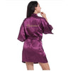 Fancy Bridal Party Robe - As the photo show 7 / S