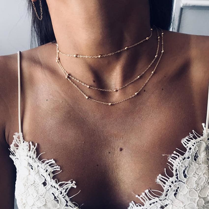 Trendy Layerd Chocker Necklaces