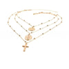 Vibrant Multilayer Golden Chain Necklace